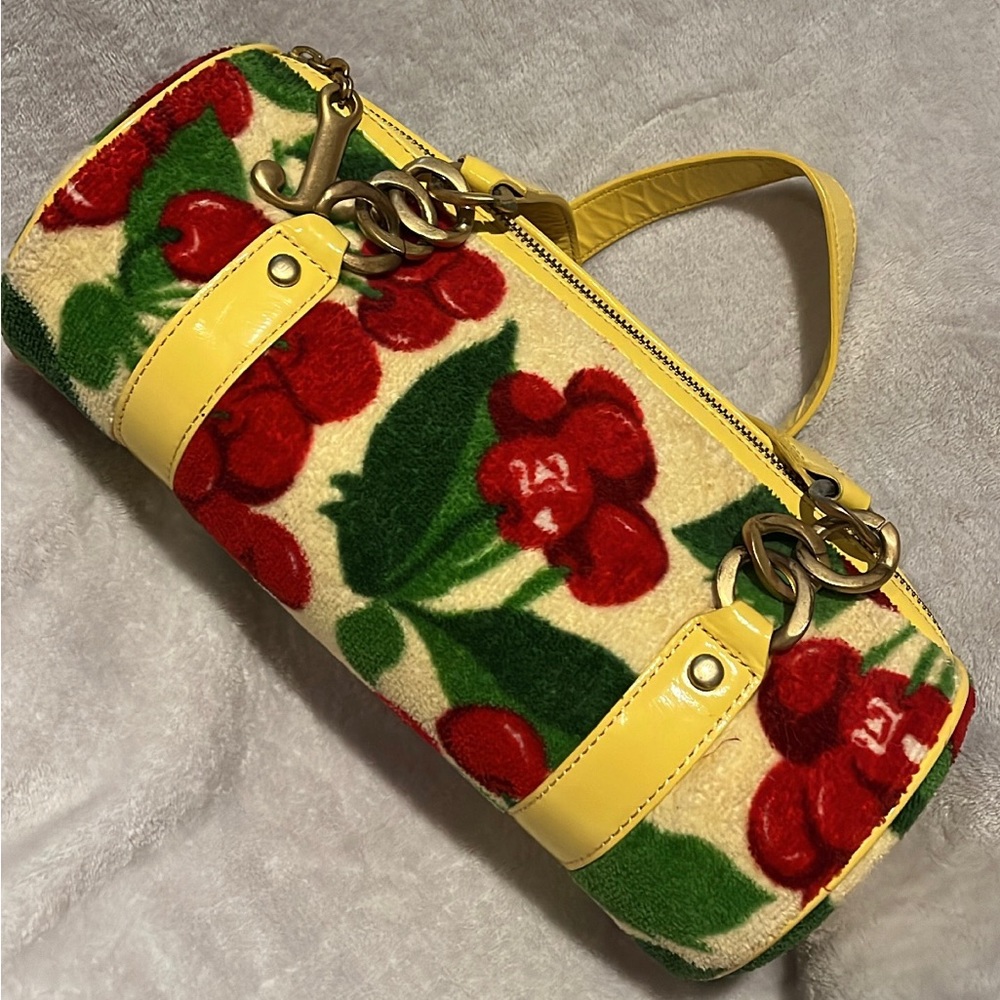 Juicy Couture Yellow Cherry Barrel Bag